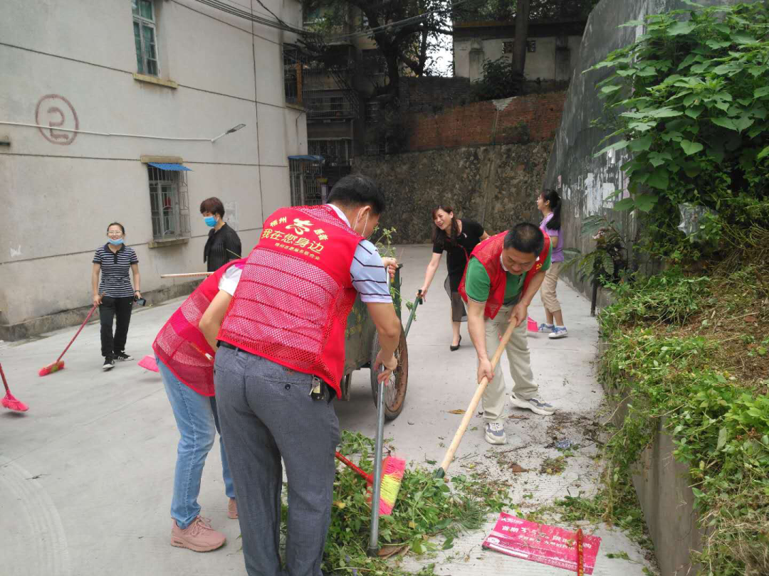 龍圩區(qū)總工會(huì)開展無(wú)物業(yè)管理小區(qū)環(huán)境衛(wèi)生綜治活動(dòng)