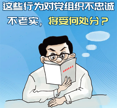 【理論學(xué)習(xí)】這些行為對(duì)黨組織不忠誠(chéng)不老實(shí)，將受何處分？